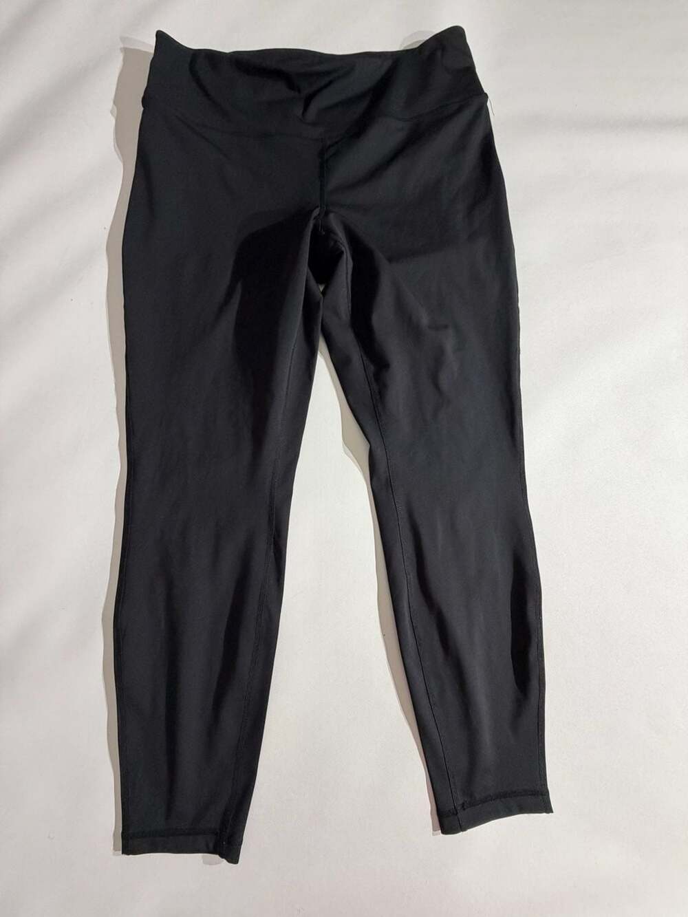 Maison Jules Black High Waisted Athletic Leggings Womens 1X